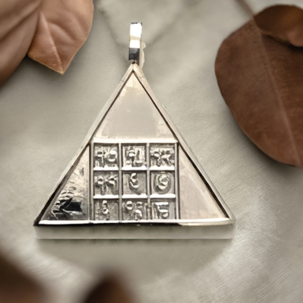 Surya Brahaspati Yantra Dual Side Pendant