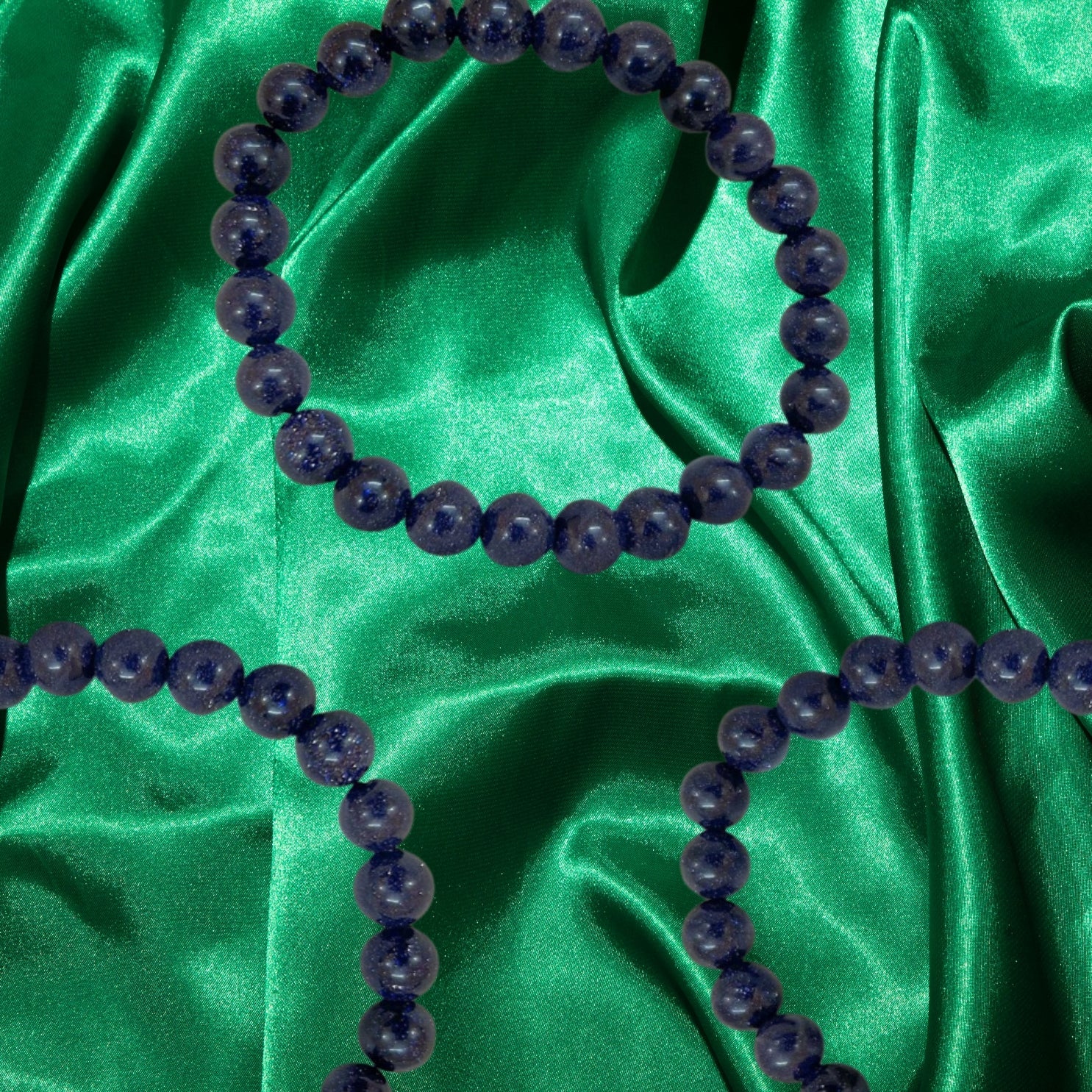 Blue Sand Stone Bracelet for Balance Acceptance and Harmony