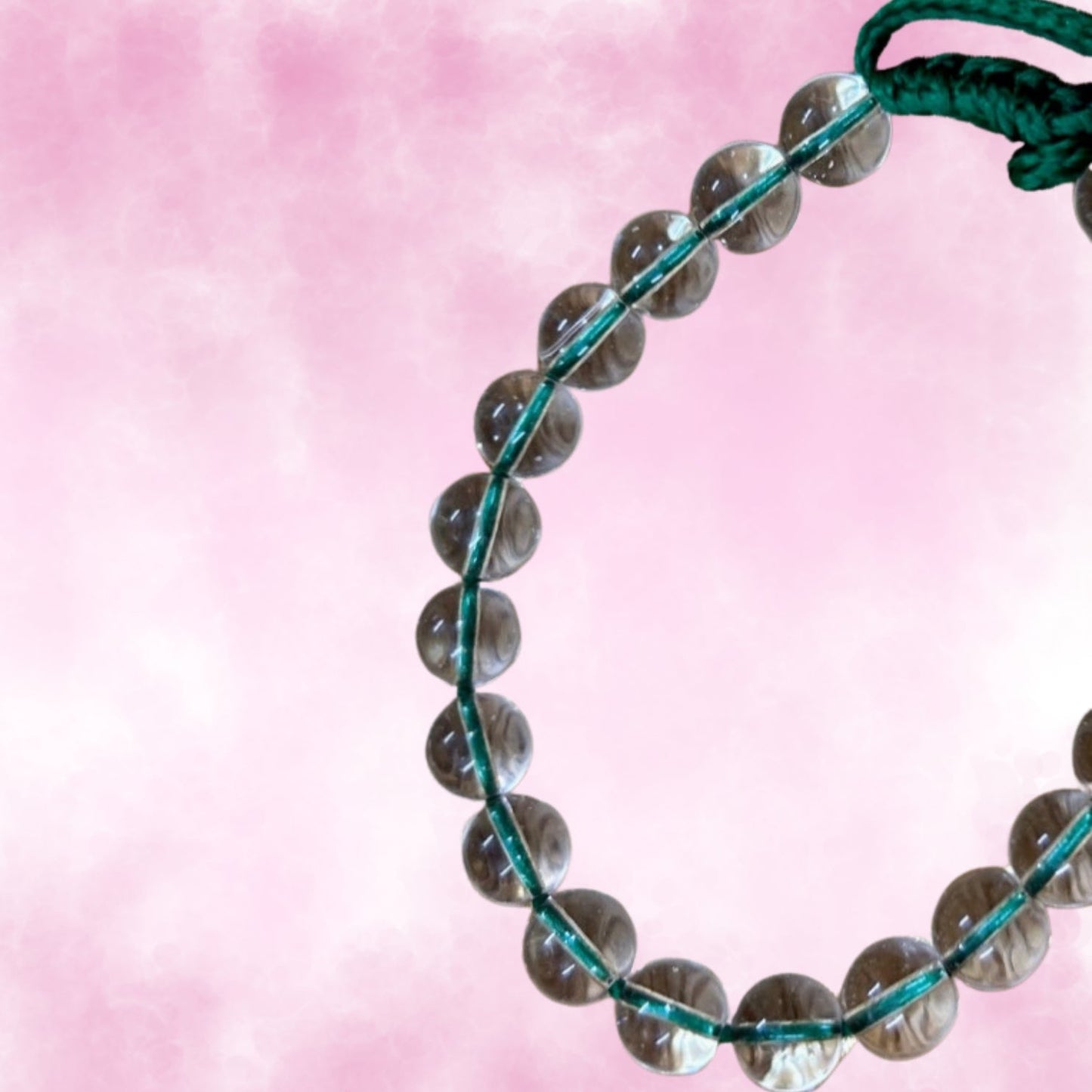 Plain Clear Quartz Crystal Bracelet for Strengthen your Venus Planet or Missing Number 6