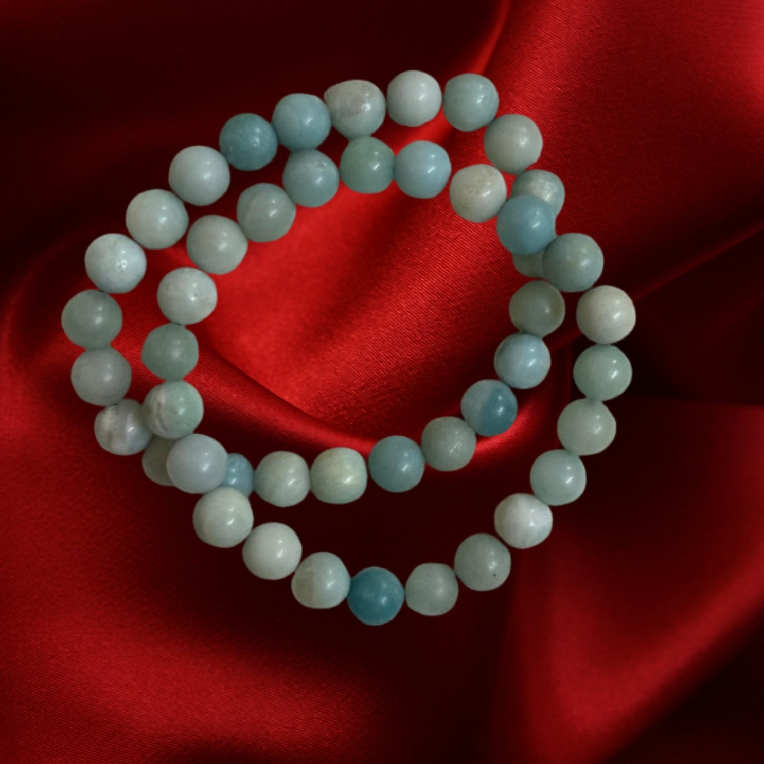 Amazonite Bracelet for Expression Communication and Calm the Nervous System - Lifeved