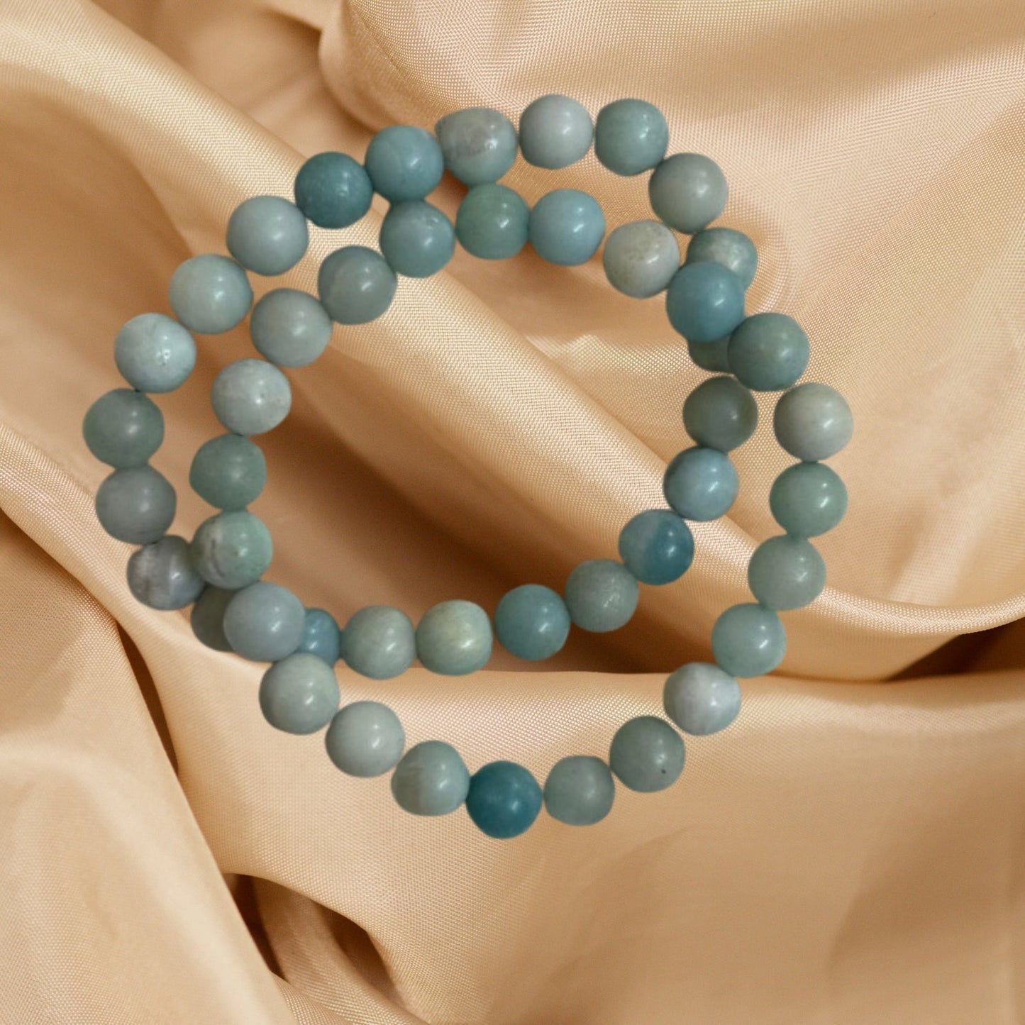 Amazonite Bracelet for Expression Communication and Calm the Nervous System - Lifeved