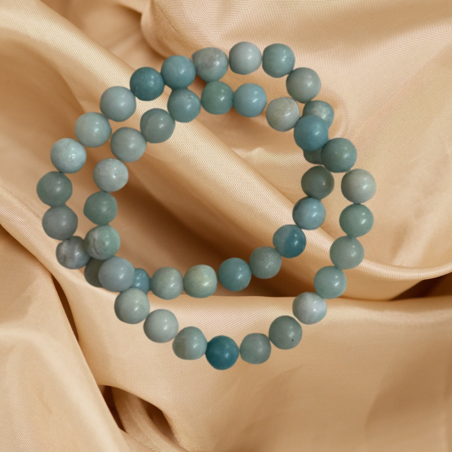 Amazonite Bracelet for Expression Communication and Calm the Nervous System - Lifeved