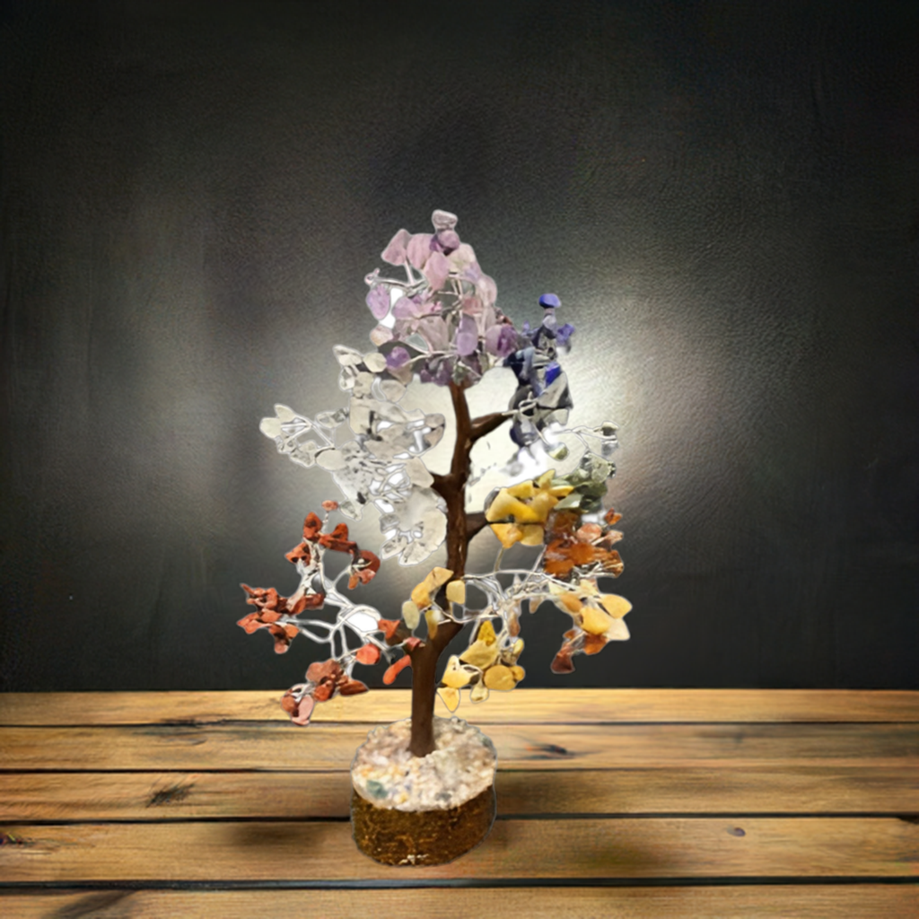Mix 7 Chakra Crystal Tree for Balance and Positive Energy
