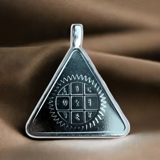 Surya Brahaspati Yantra Dual Side Pendant