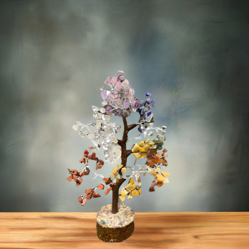 Mix 7 Chakra Crystal Tree for Balance and Positive Energy