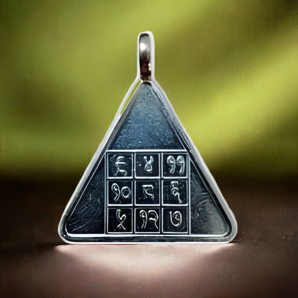 Budh Brahaspati Yantra Dual Side Pendant
