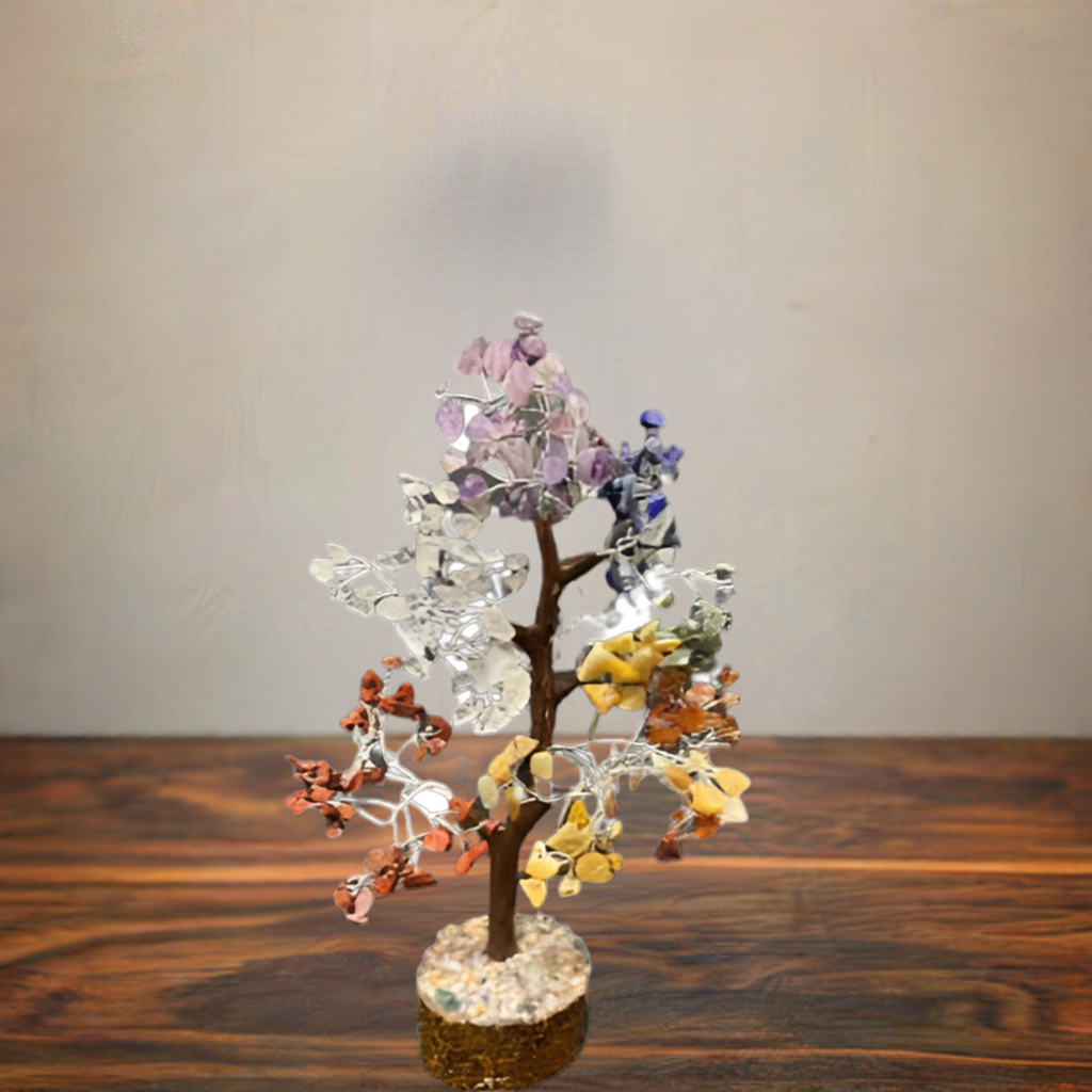 Mix 7 Chakra Crystal Tree for Balance and Positive Energy