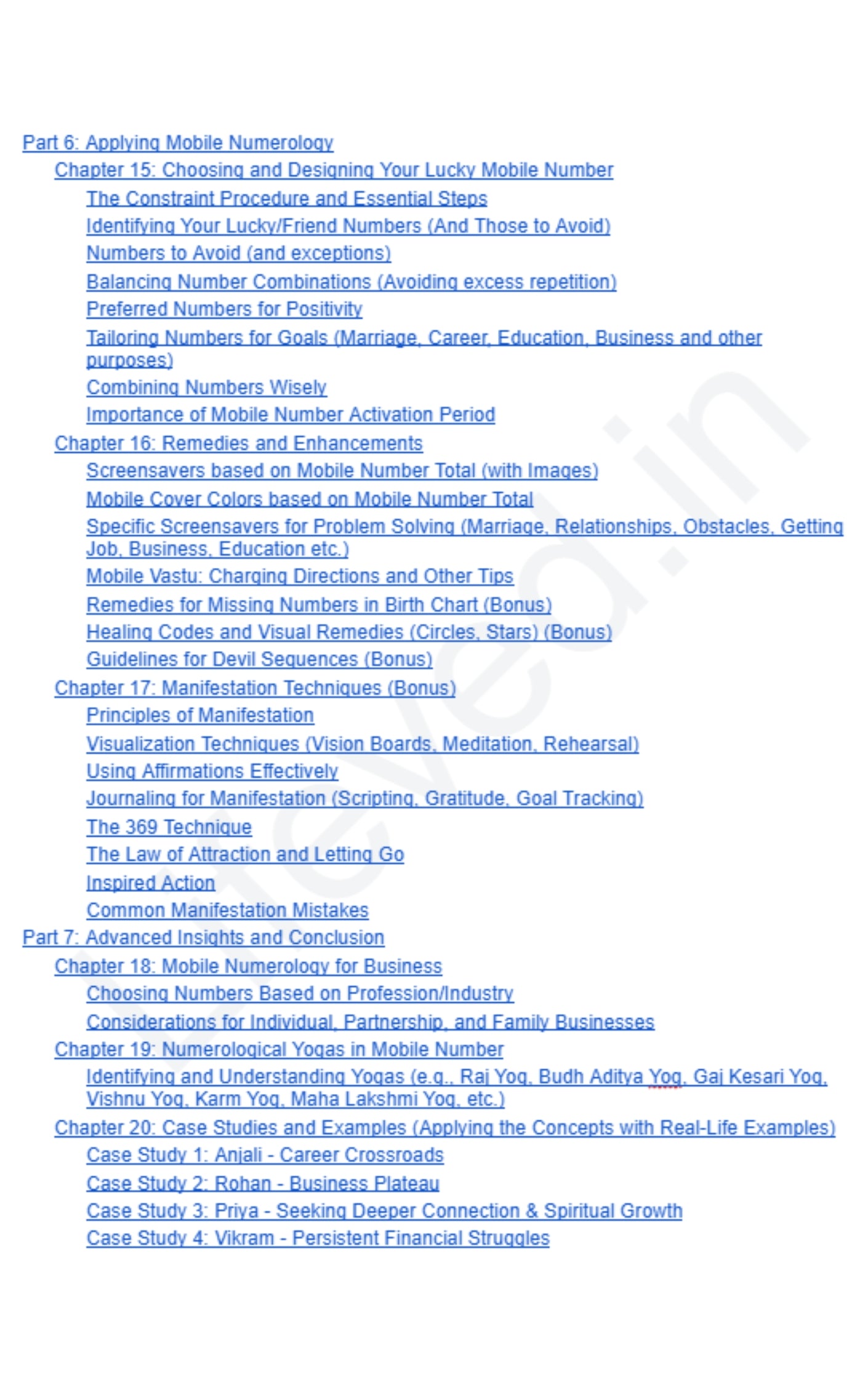 Mobile Numerology Mastery: From Analysis to Application (eBook in English)